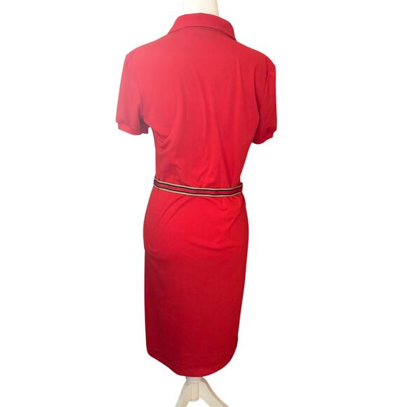 Vintage Alison Peters Polo Dress with Nylon Belt Size 8 - Picture 2 of 7